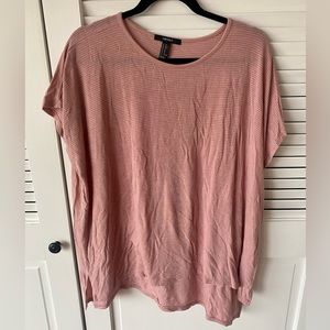 Forever 21 mauve flowy shirt